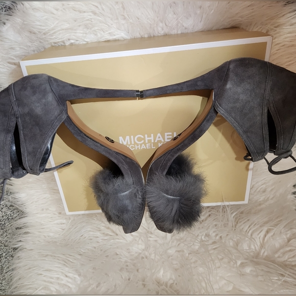 MK Remi and Suede Sandal - Picture 9 of 14